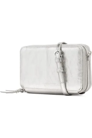 Gianni chiarini Torebki, Kobieta, Szary, ONE SIZE, Portfele Laminato