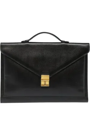 Bally Pre-owned, Mężczyzna, Czarny, ONE SIZE, Pre-owned Leather briefcases