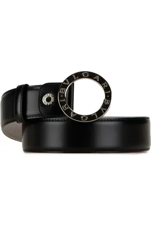 Bvlgari Pre-owned, Mężczyzna, Czarny, ONE SIZE, Pre-owned Leather belts