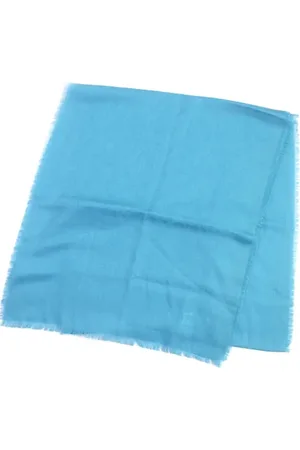 Loewe Pre-owned, Kobieta, Niebieski, ONE SIZE, Pre-owned Canvas scarves
