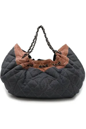 CHANEL Pre-owned, Kobieta, Niebieski, ONE SIZE, Denim, Pre-owned Denim chanel-bags