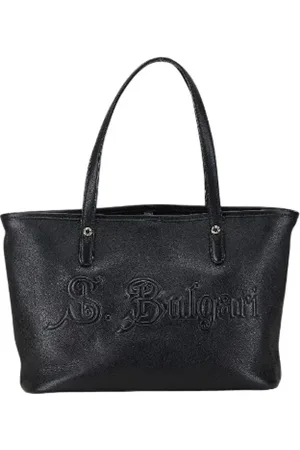 Bvlgari Pre-owned, Kobieta, Czarny, ONE SIZE, Pre-owned Skórzane torebki