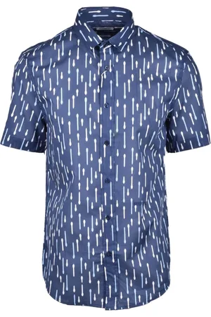 Bikkembergs Koszule, Mężczyzna, Niebieski, 2XL, Koszula bawełniana
