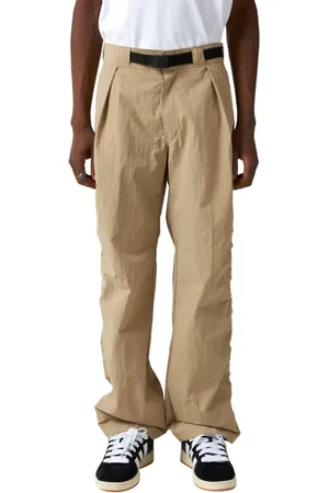 Dickies Spodnie, Mężczyzna, Beżowy, W32 L32, Len, Oversized Beżowe Spodnie