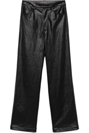 ROTATE Spodnie, Kobieta, Czarny, L, Czarne spodnie Rotate – stylowa moda