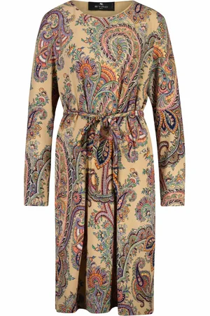 Etro Sukienki, Kobieta, Wielobarwność, L, Midi Sukienki