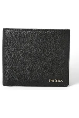 Prada Pre-owned, Mężczyzna, Czarny, ONE SIZE, Pre-owned skórzane portfele