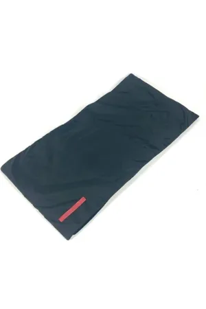 Prada Pre-owned, Kobieta, Czarny, ONE SIZE, Nylon, Pre-owned Nylon scarves