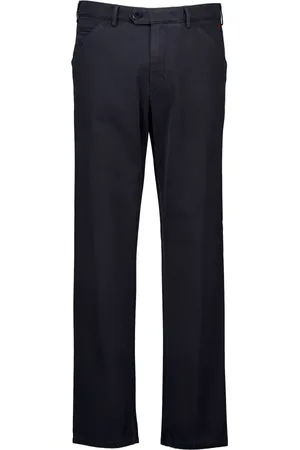Meyer Spodnie, Mężczyzna, Niebieski, W31, Niebieskie Chino Chicago Styl Spodnie