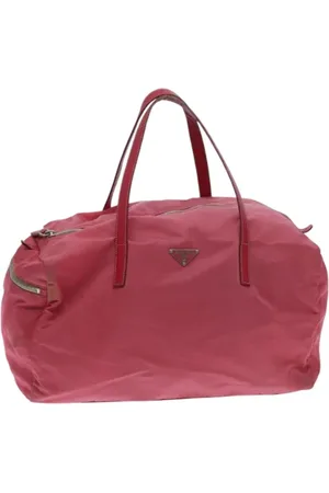 Prada Pre-owned, Kobieta, Różowy, ONE SIZE, Nylon, Pre-owned Nylon travel-bags