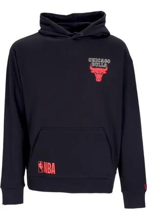 New Era Bluzy, Mężczyzna, Czarny, S, Bluza z logo Chicago Bulls Czarna