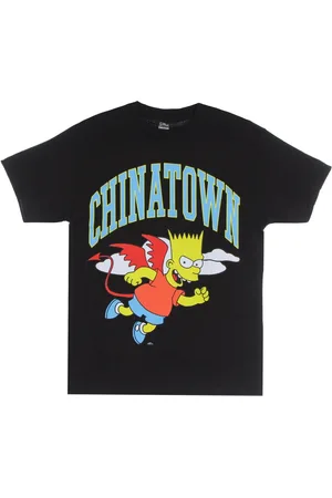MARKET Koszulki, Mężczyzna, Czarny, S, Devil Arc Tee the Simpsons Czarny