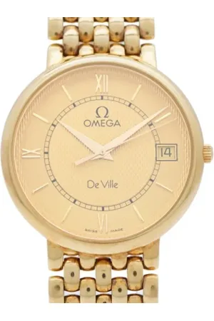 Omega Pre-owned, Kobieta, Żółty, ONE SIZE, Pre-owned Gold watches