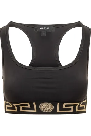 VERSACE Sport, Kobieta, Czarny, S, Top sportowy dla aktywnych kobiet