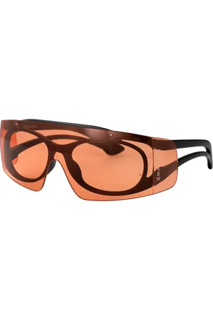 Alexander McQueen Akcesoria, unisex, Czarny, ONE SIZE, Stylowe okulary przeciwsłoneczne Am 0489S