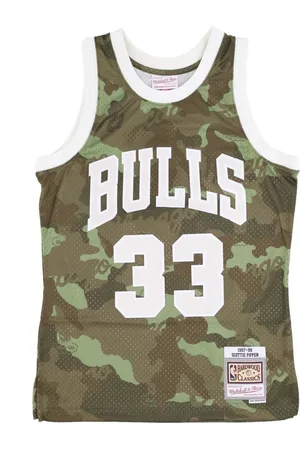 Mitchell & Ness Koszulki, Mężczyzna, Wielobarwność, S, NBA Ghost Green Camo Tank Top