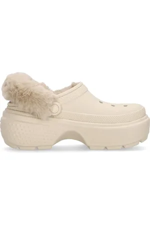 Crocs Buty, unisex, Beżowy, 36 EU, Stomp Wyściełane Chodaki Stucco