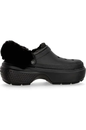 Crocs Buty, Kobieta, Czarny, 37 EU, Stomp Wyściełane Chodaki Czarne