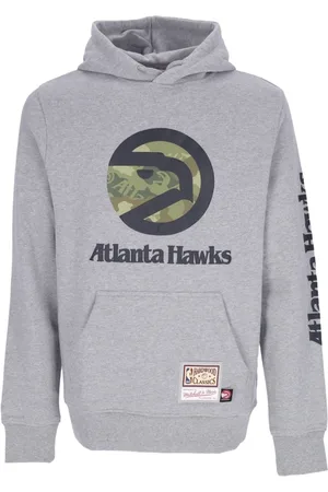 Mitchell & Ness Bluzy, Mężczyzna, Szary, XL, NBA Ghost Green Camo Hoodie