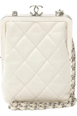 CHANEL Pre-owned, Kobieta, Biały, ONE SIZE, Pre-owned Leather chanel-bags