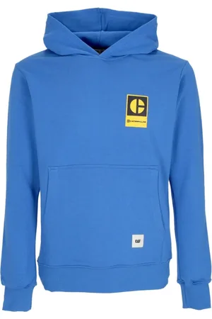 Caterpillar Bluzy, Mężczyzna, Niebieski, S, Lekki bluza z kapturem blok C