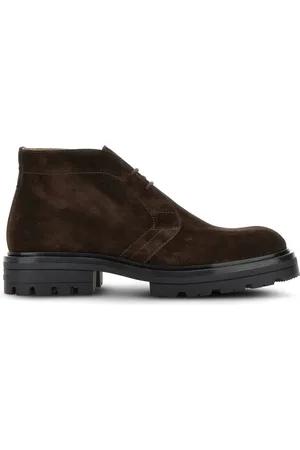Hogan Buty, Mężczyzna, brązowy, 43 EU, Zamsz, Brązowe zamszowe sneakersy z miękką wkładką