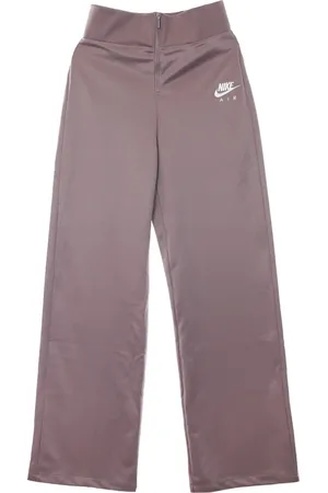 Nike Spodnie, Kobieta, Fioletowy, S, Fioletowy Dym/Biały Długie Spodnie Lekkie Ogrodniczki