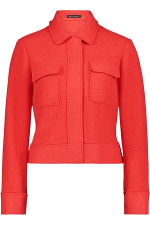 Betty Barclay Kurtki, Kobieta, Czerwony, 3XL, Nowoczesna marynarka z kieszeniami