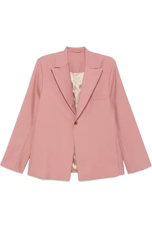 Séfr Kurtki, Mężczyzna, Różowy, L, Elegancki Power Blazer dla kobiet