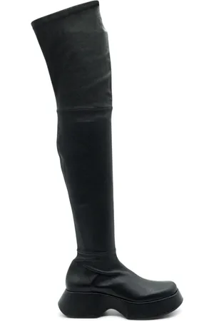 vic matiè Buty, Kobieta, Czarny, 38 EU, Kozaki za kolano Mini Yoko w kolorze czarnym z miękkiej skóry nappa ze stretchem