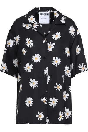 Moschino Bluzki, Kobieta, Czarny, S, Fantasia Nero Koszula