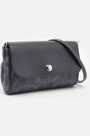Coach Pre-owned, Kobieta, Czarny, ONE SIZE, Pre-owned Canvas crossbody-bags