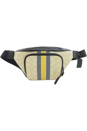 Coach Pre-owned, Kobieta, Beżowy, ONE SIZE, Pre-owned Canvas crossbody-bags