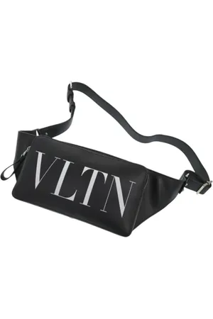 VALENTINO Pre-owned, Mężczyzna, Czarny, ONE SIZE, Pre-owned Leather crossbody-bags