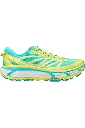 Hoka One One Buty, Mężczyzna, Zielony, 41 1/2 EU, Amortyzowane Sneakersy z Szybkim Zapięciem
