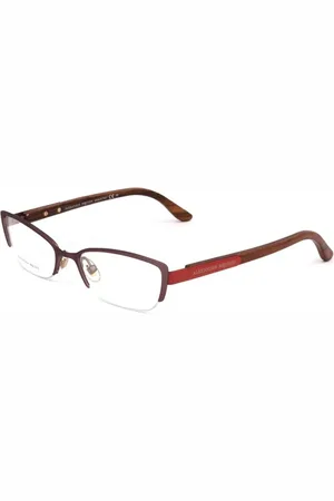 Alexander McQueen Akcesoria, Kobieta, brązowy, ONE SIZE, Bordowy i Czerwony Metalowy Zegarek