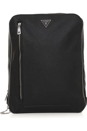 Guess Torebki, Mężczyzna, Czarny, ONE SIZE, Stylowy plecak z regulowanymi paskami
