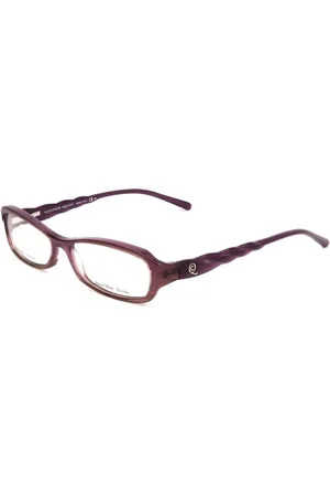 Alexander McQueen Akcesoria, Kobieta, Fioletowy, ONE SIZE, Fioletowe Okulary z Acetatową Tarczą