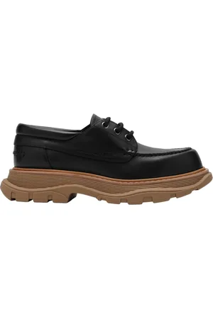 Alexander McQueen Buty, Mężczyzna, Czarny, 42 1/2 EU, Niskie Buty na Sznurówki