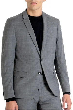 Antony Morato Kurtki, Mężczyzna, Szary, S, Kurtka Slim Fit w Szarym Melanzu