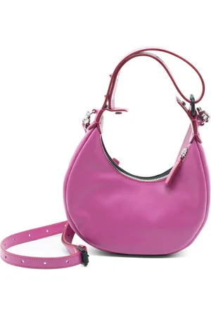 vic matiè Torebki, Kobieta, Różowy, ONE SIZE, Len, Glenda small Mała Torebka w Kolorze Fuchsia
