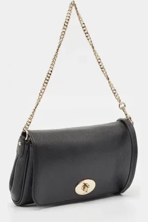 Coach Pre-owned, Kobieta, Czarny, ONE SIZE, Pre-owned skórzane torby na ramię