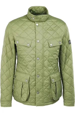 Barbour Kurtki, Mężczyzna, Zielony, S, Pikowana Kurtka Ariel Light Moss