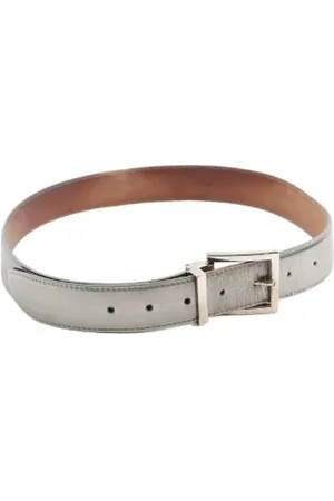 Dolce & Gabbana Pre-owned, Kobieta, Szary, ONE SIZE, Skóra, Pre-owned Leather belts