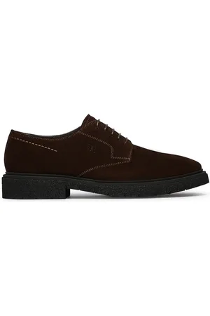 Fabi Buty, Mężczyzna, brązowy, 43 EU, Zamsz, Brązowe Buty Płaskie Elegancki Design
