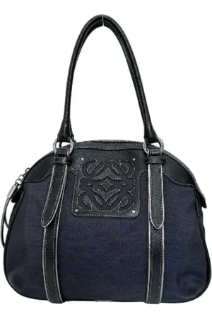 Loewe Pre-owned, Kobieta, Czarny, ONE SIZE, Skóra, Pre-owned Canvas handbags