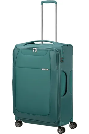 Samsonite Walizki, unisex, Zielony, ONE SIZE, Nylon, Niebieski Wózek Bagażowy z Zamkiem TSA
