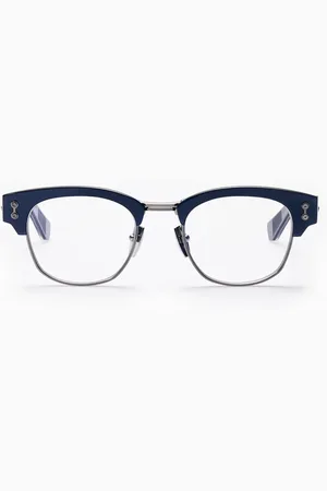 AKONI Akcesoria, Mężczyzna, Niebieski, ONE SIZE, Niebieskie Navy Okulary Clubmaster