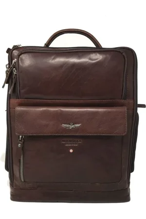 Aeronautica Militare Torebki, Mężczyzna, brązowy, ONE SIZE, Vintage Plecak Am-305