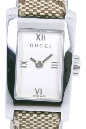 Gucci Pre-owned, Kobieta, Biały, ONE SIZE, Pre-owned Metal watches